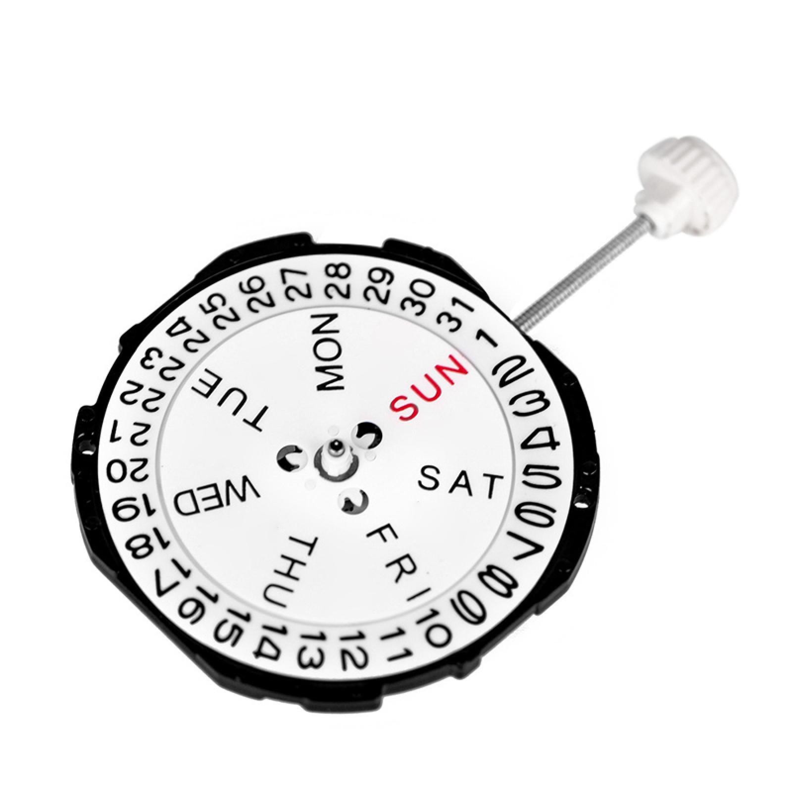 Replacement 26mm Dual Calendar Day & Date At 3 Quartz Watch Movement for SL28