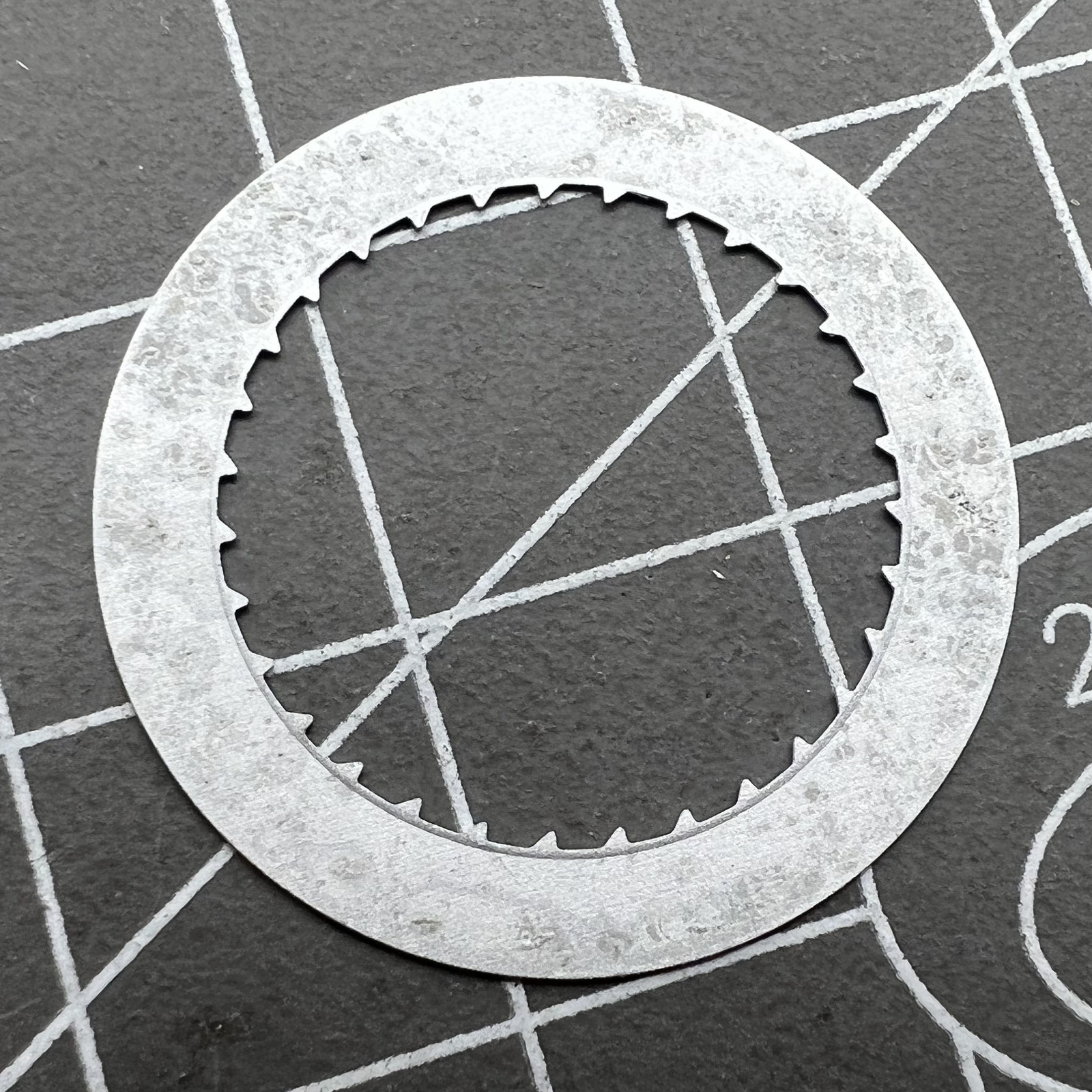 Black Date Disk Wheel Date Wheel for Miyota 9015 Date At 3 Movement