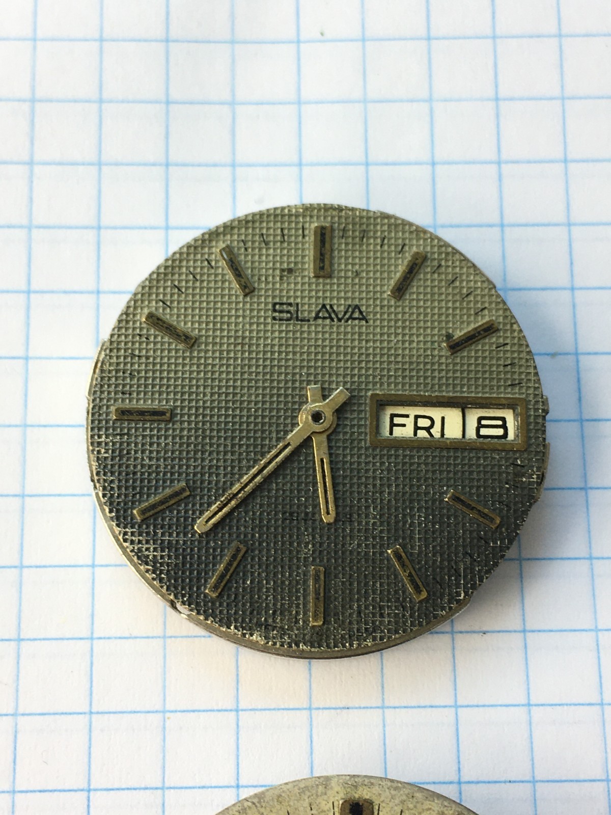 Lot of 10 Vintage men’s wristwatch movements Vostok, Slava, etc. USSR for parts