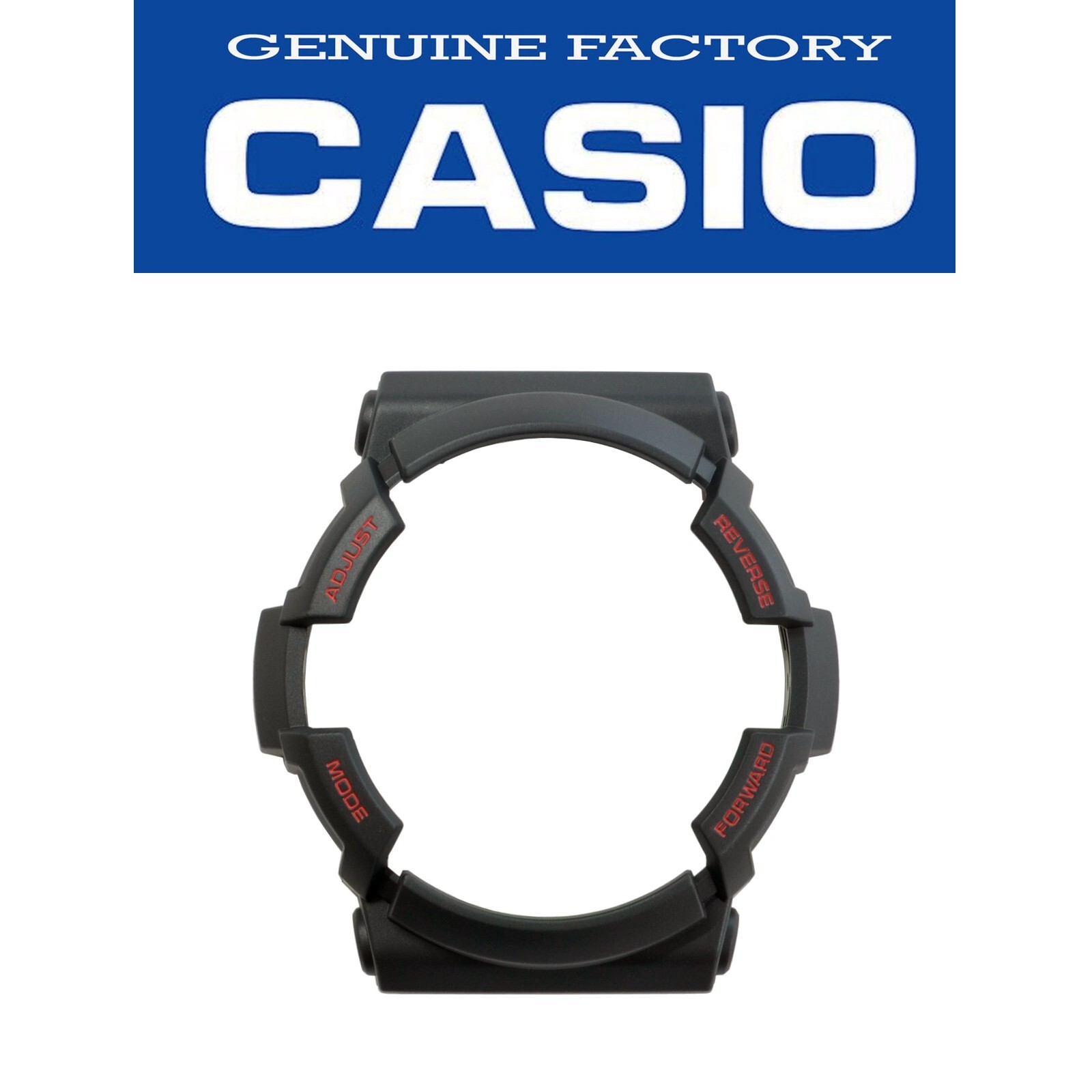 CASIO G-SHOCK Watch Band Bezel Shell GAS-100BNR GAW-100BNR Black Rubber Cover