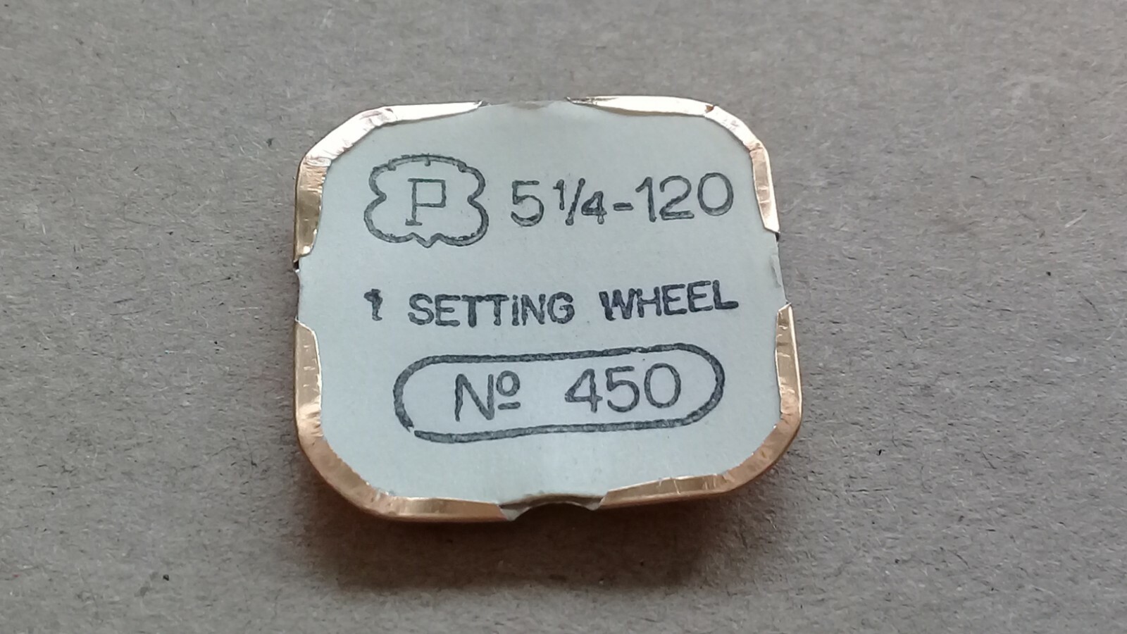 Peseux Cal. 120 – Setting Wheel – Part 450. 5.25”’ (TC879)