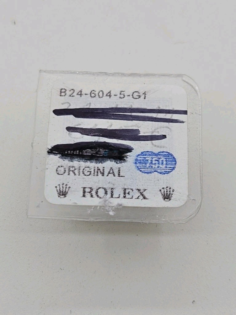 Rolex Crown 6mm, 24 604 5, 18k Rose Gold, NOS