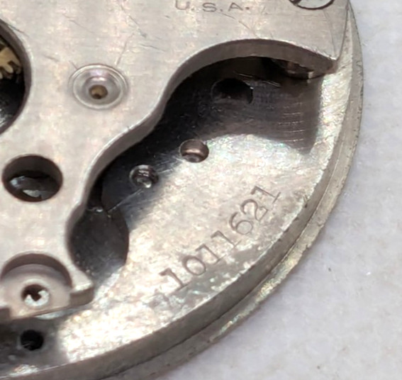 Pocket Watch Movement NY Standard Watch Co 1011621 43mm For Parts Crafts Jewelry