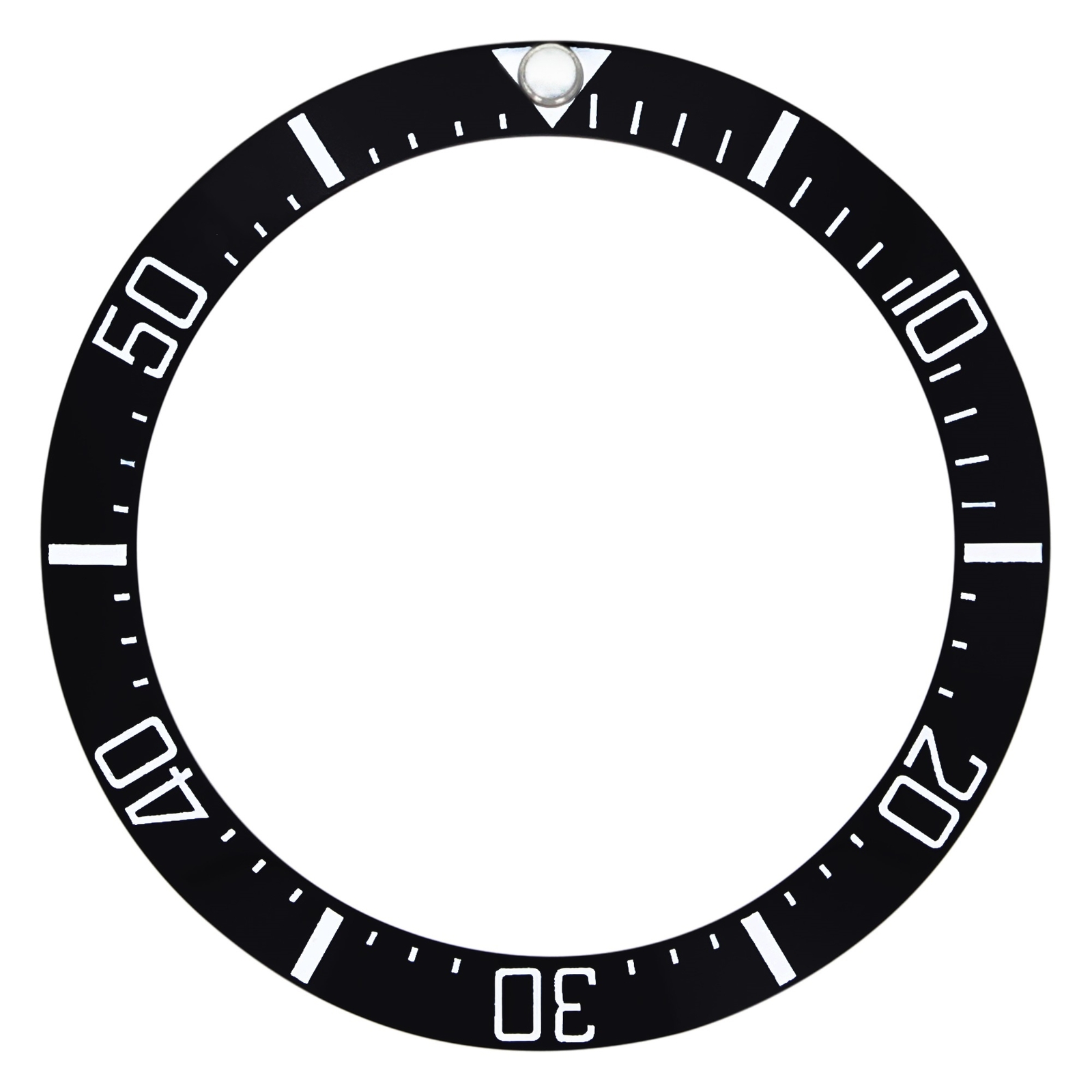 NEW HIGH QUALITY BLACK CERAMIC BEZEL INSERT FOR 44MM ROLEX DEEPSEA 116660,126600