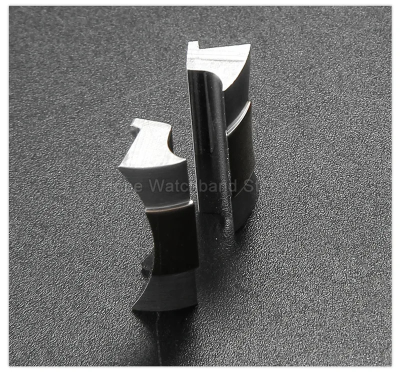 20mm 21mm Watchband End Links Curved For Yacht-Master Daytona Black Submariner