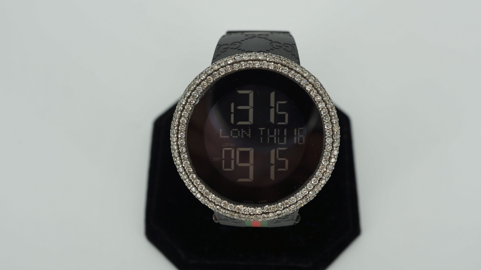 Custom I Gucci 44mm Watch With Real Diamonds