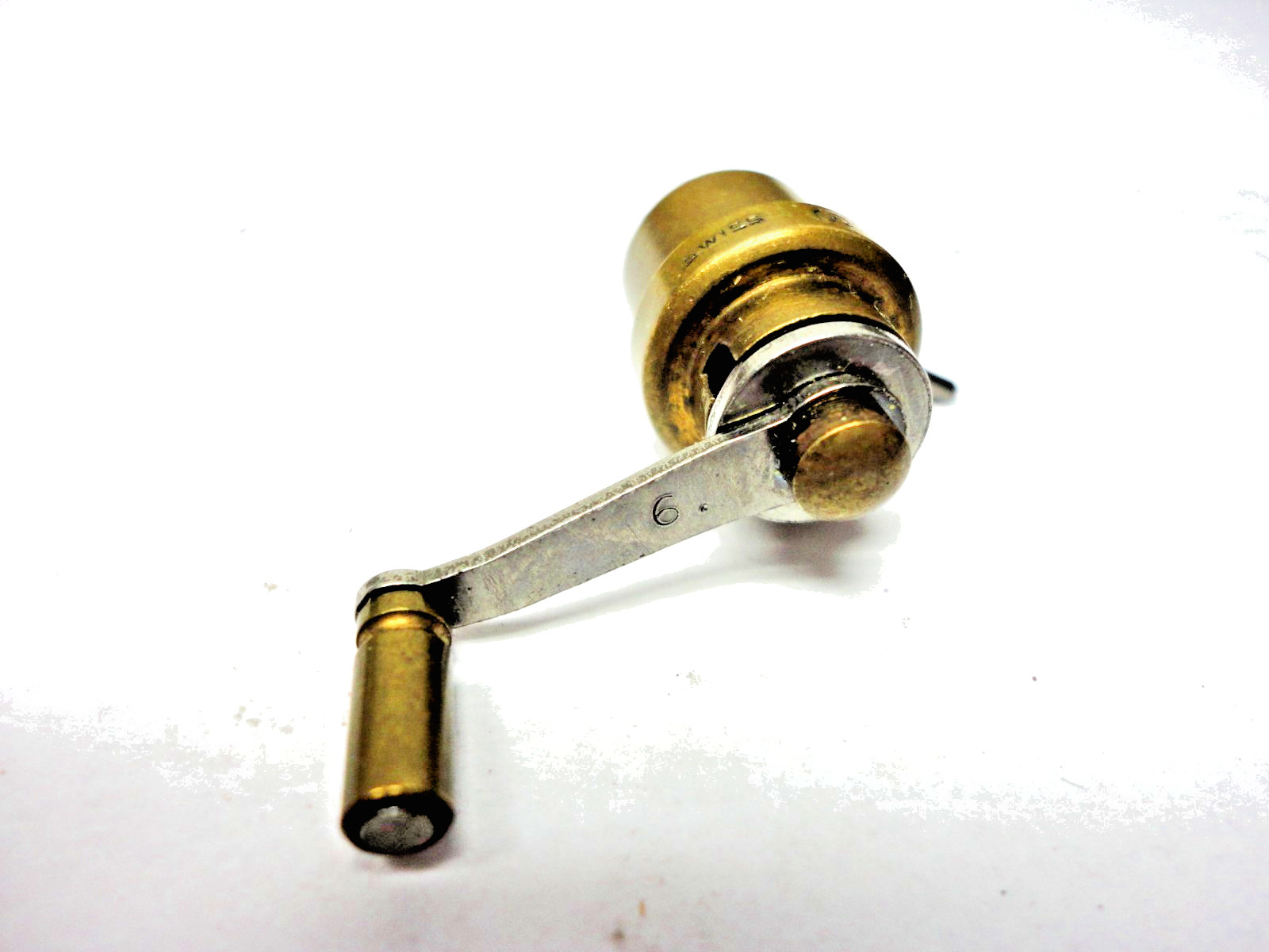 Watchmakers Mainspring Winder, Drum & Arbor #6., Swiss made