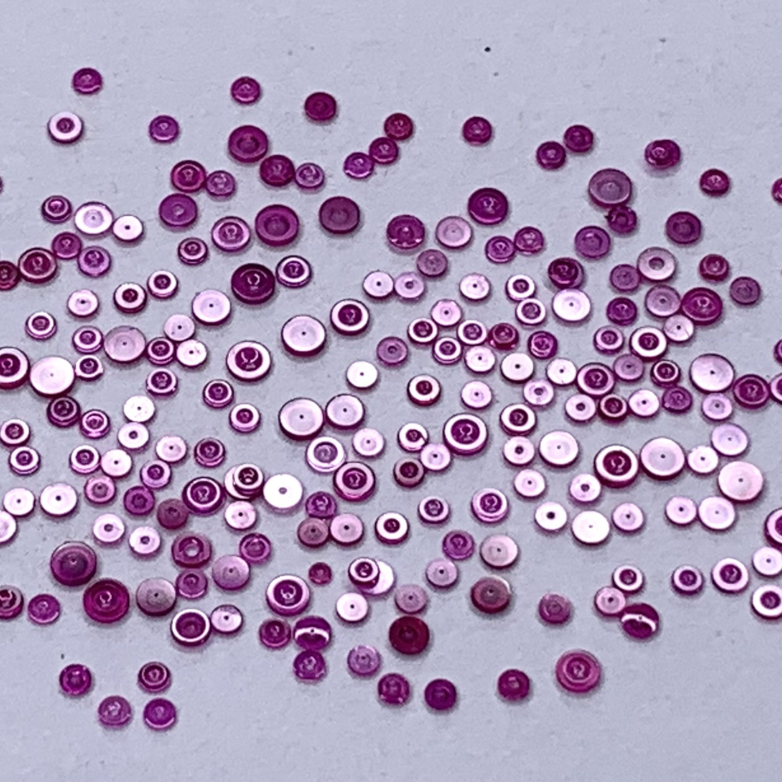 25 Escapement Jewels 1-1.6mm Hole Watchmaker Lot Repair Part Bracelet Watches