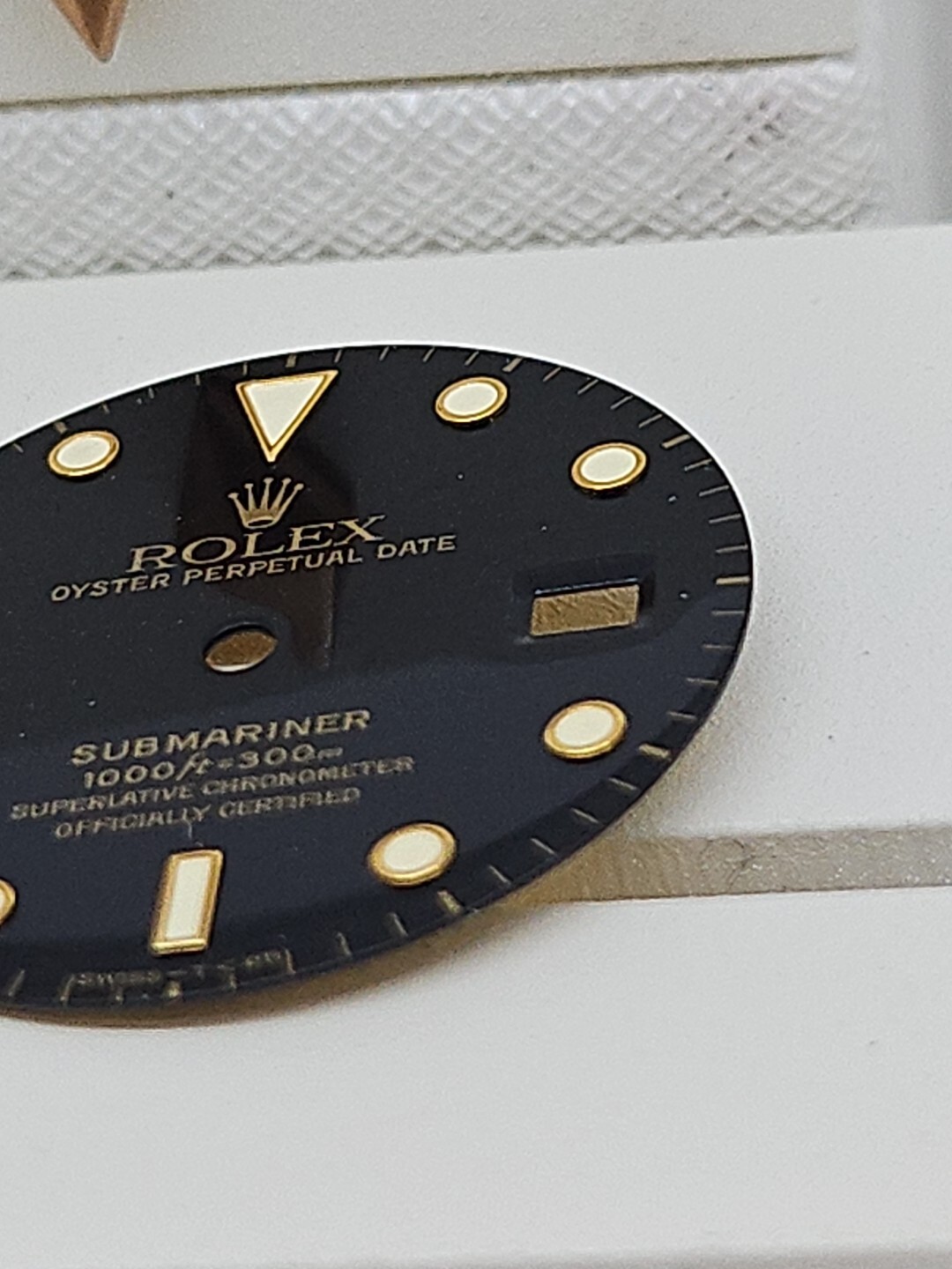 Rolex Dial , Insert ,Hands, Submariner 16808 ,Tritium, Glossy, New old Stock ,