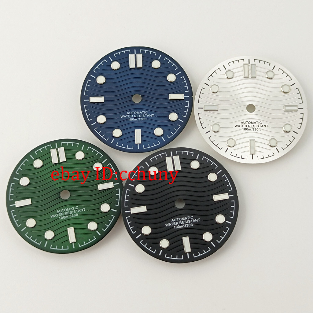 31mm sterile watch Dial Fit NH35 NH36 miyota 8215 DG2813 ETA 2824 2836 movement