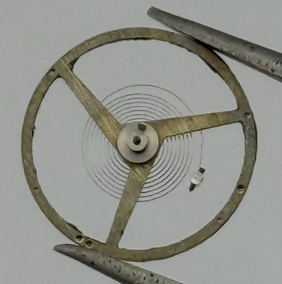 ETA 2751 2771 Balance Wheel Complete And Spring Renata 1835 Watch Movement Parts