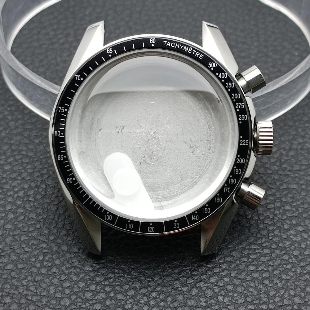 39.7mm Metal Watch Case Fit VK63 Movement Men Watch Parts for 20mm Strap