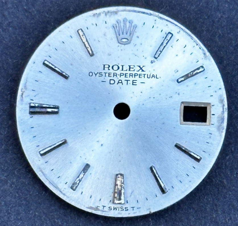 Vintage Rolex Oyster Perpertual Date Watch Dial For 26mm Case 6517 6519 6917