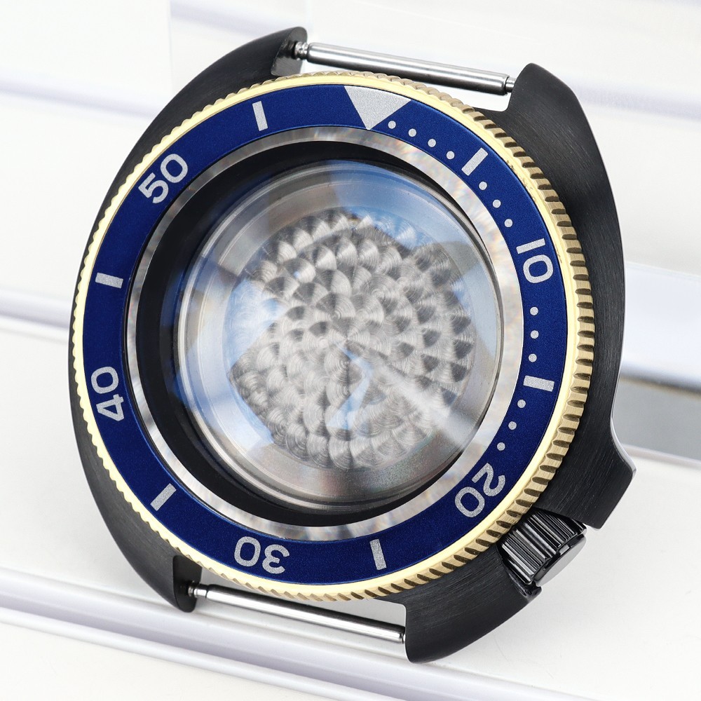 FEIYASHI 38mm Brushed Steel Watch Case Sapphire Willard Style For Seiko NH35 36