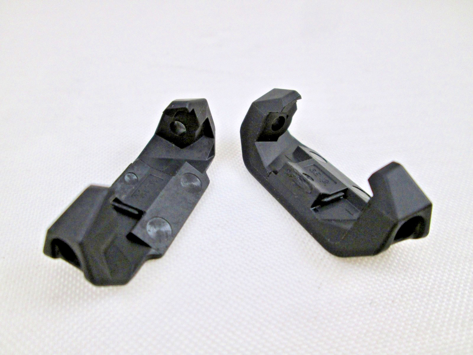 Genuine Casio G-Shock GBD-H1000 GBDH1000 black resin watch band end pieces X 2