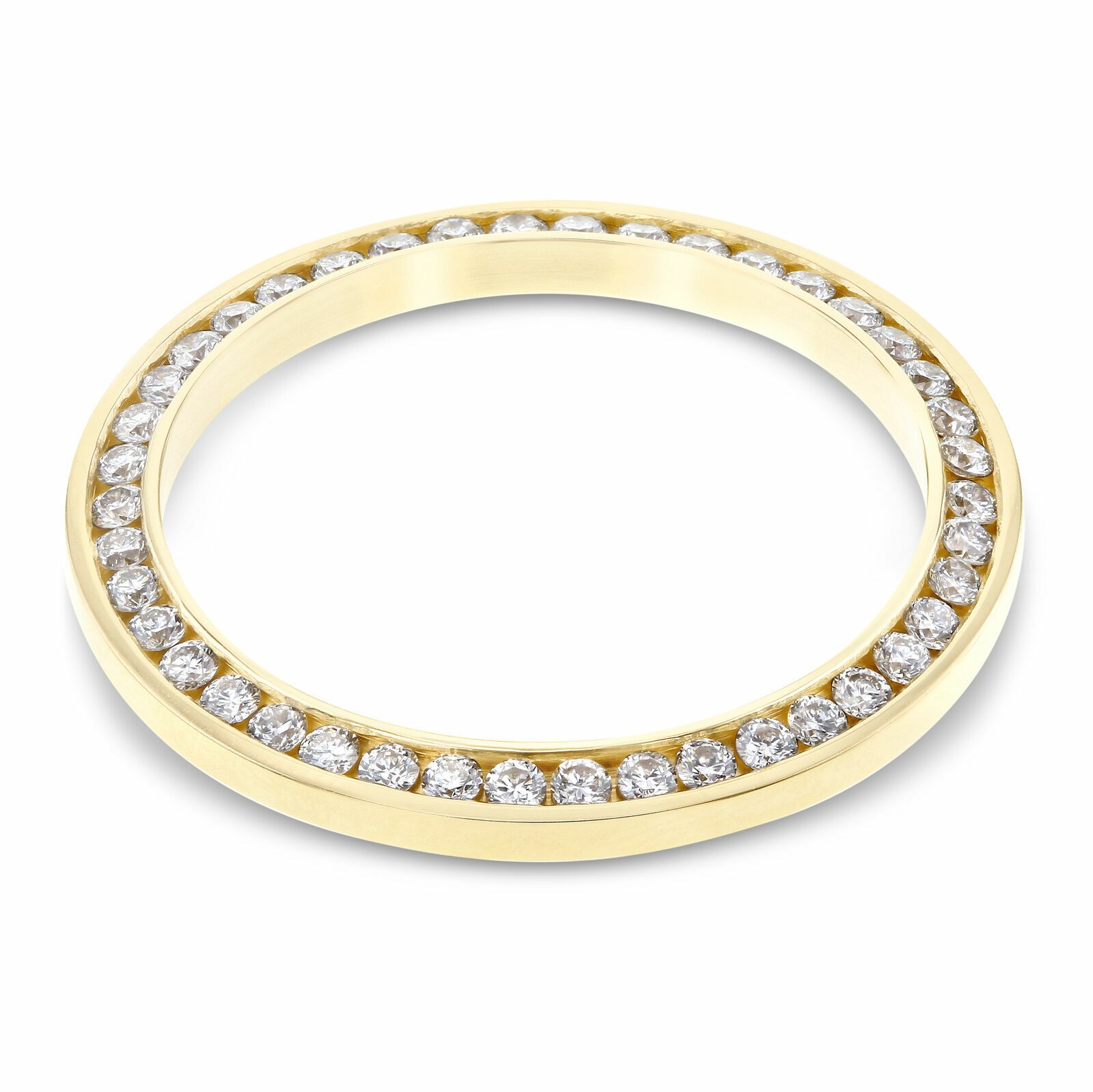 CHANNEL SET NATURAL DIAMOND BEZEL 1CT BEZEL FOR ROLEX 26MM 69078, 69088, 69128