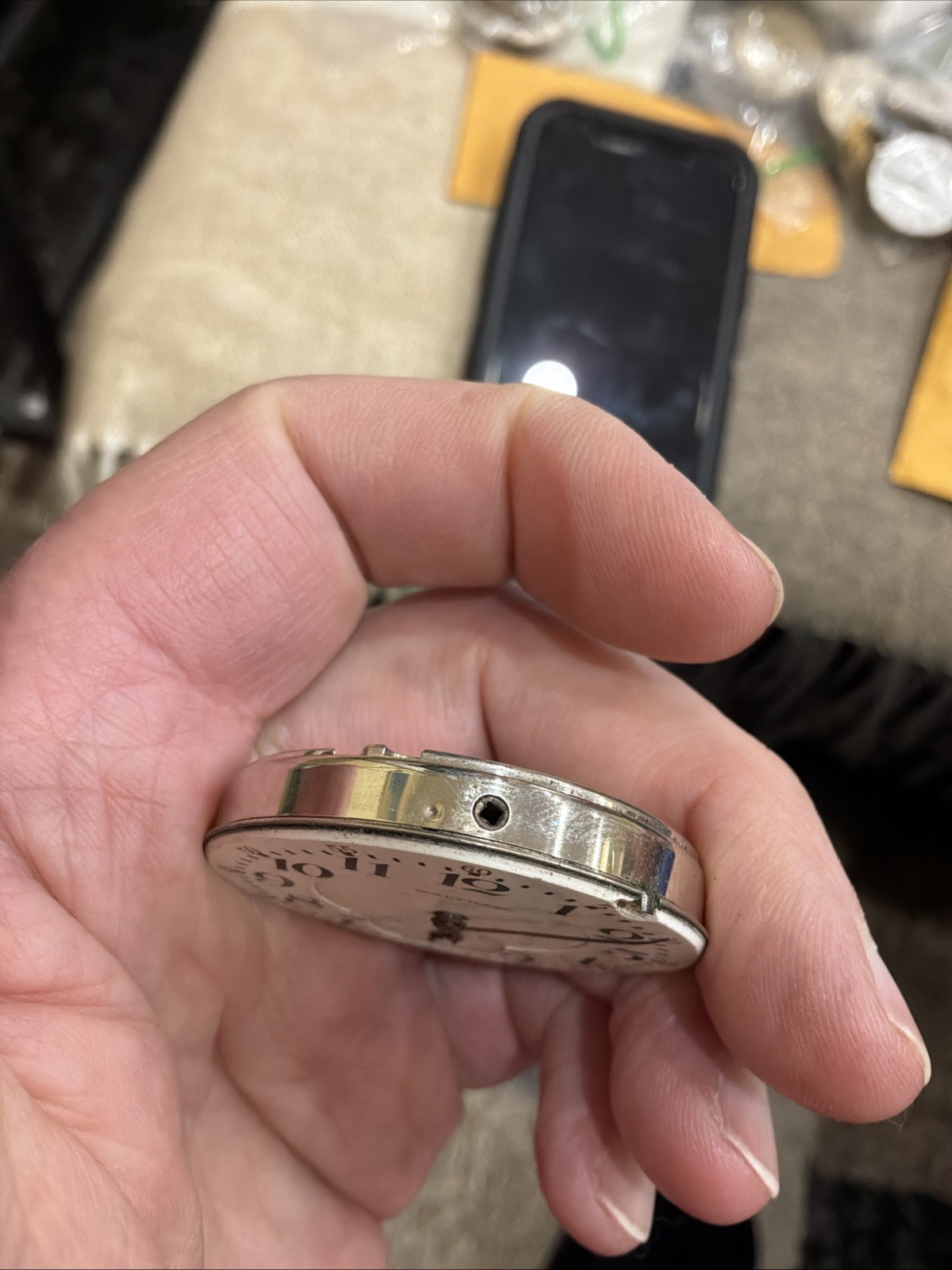VTG Waltham 16s Vanguard 19J Movement For Parts or Repair