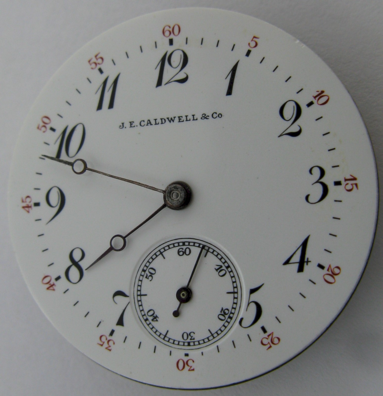 Longines for J.E. Caldwell Phila. PA 17 jewels watch movement for parts