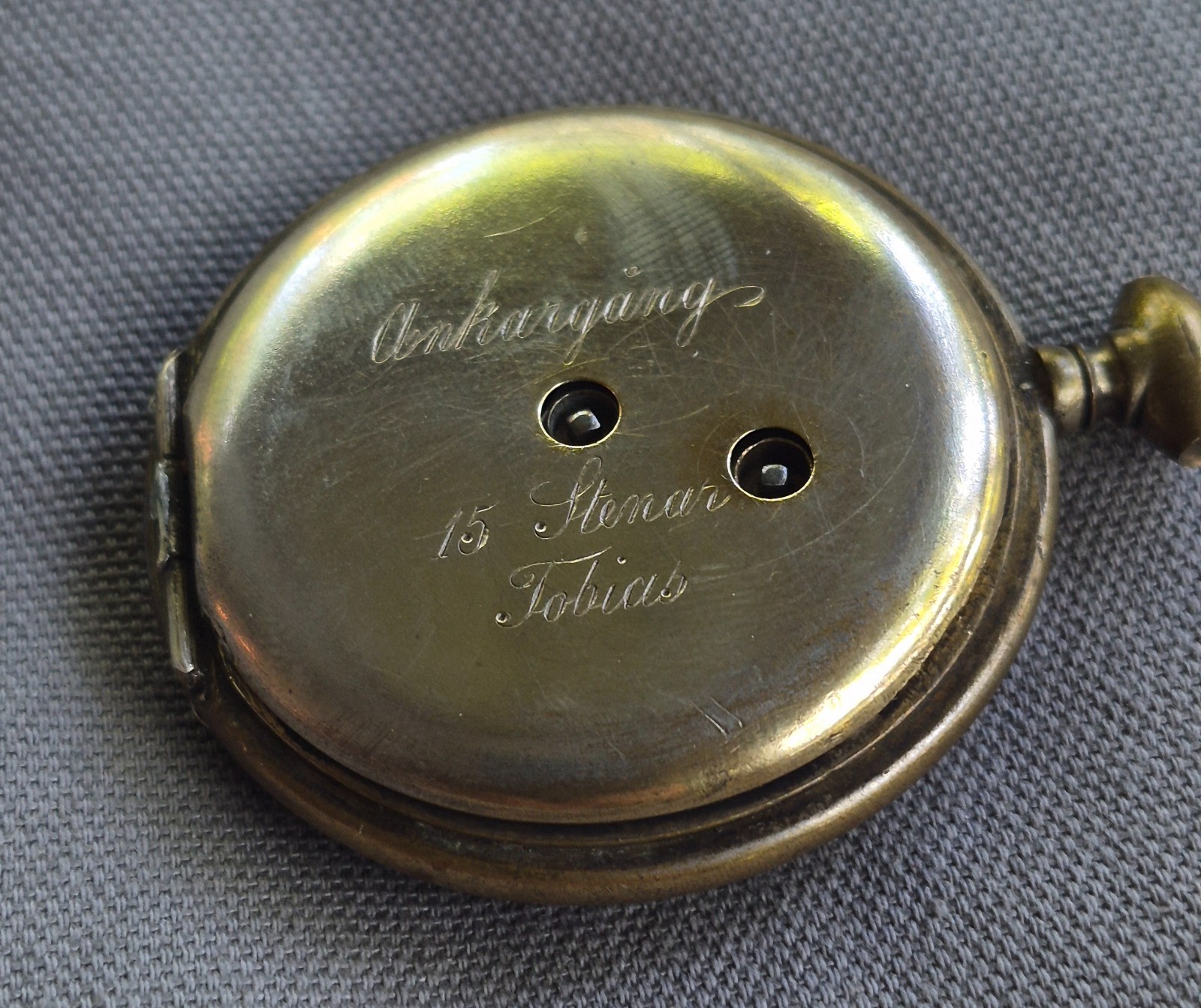 Vintage Swiss Facon Breguet Pocket Watch Bridged 15Jewels RUNNING