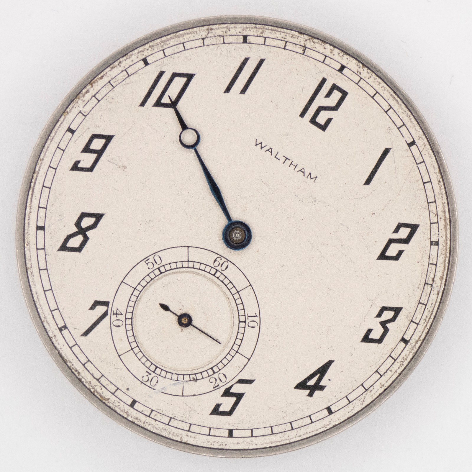 Waltham Riverside Colonial 14-Size 19-Jewel Antique Pocket Watch Movement, Runs