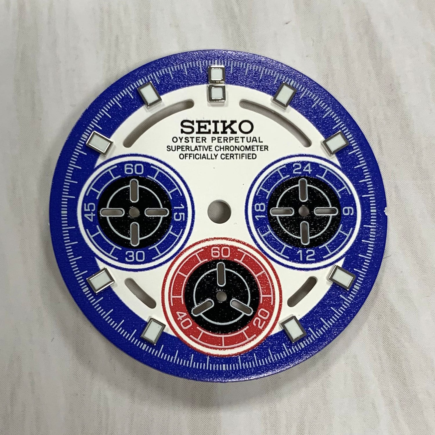 29.5mm Multi-functional Watch Dial Luminous for VK63 Movement Watch Parts