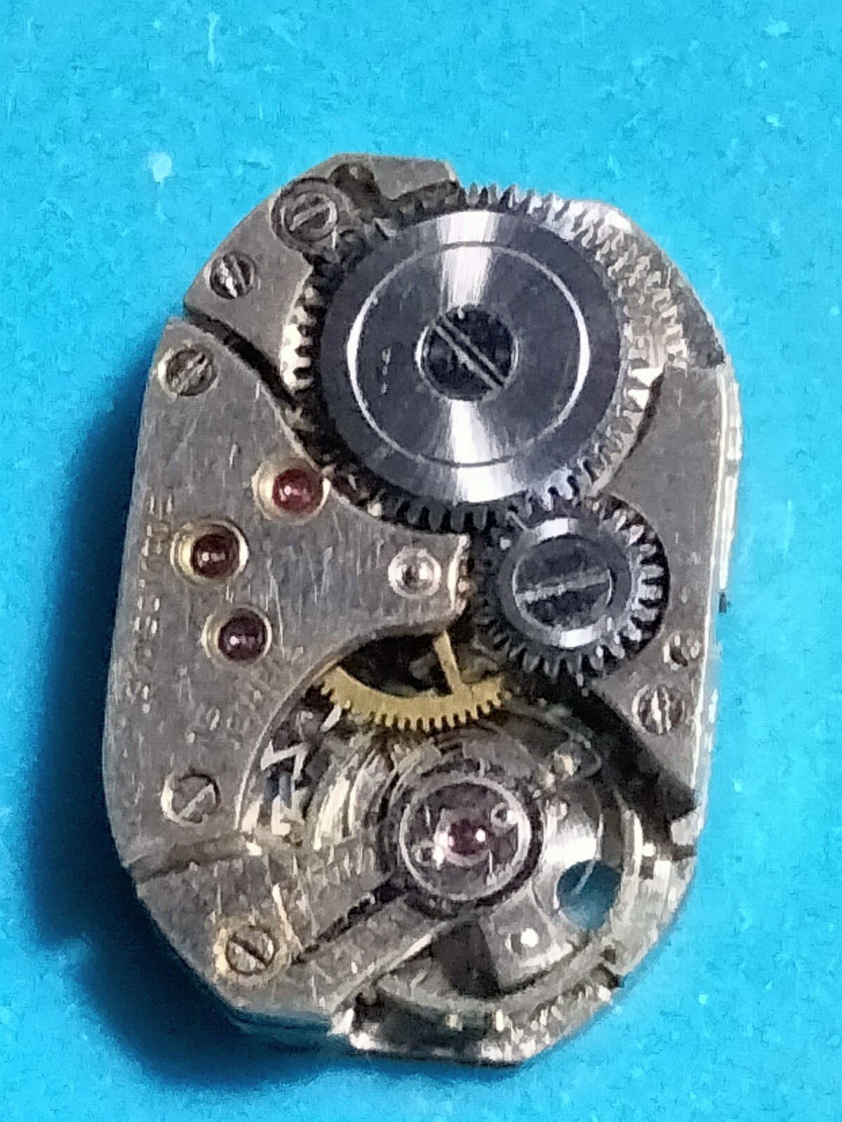 Rare Roamer / Meyer & Stüdeli MST 349 Watch Movement Suisse made. Year 1945