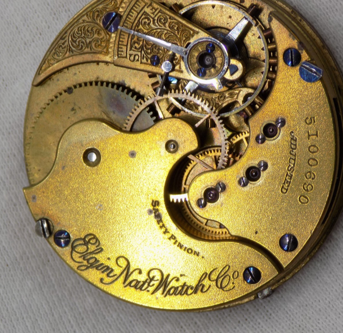 1894 Elgin National Watch Co. Grade 3 Model 3 16S 15J Pocket Watch Movement