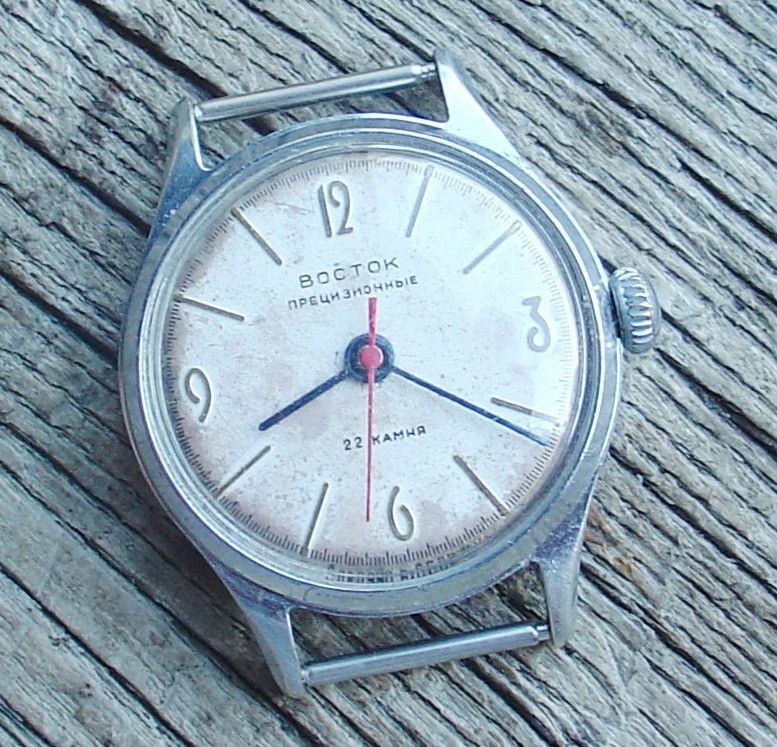 RARY VINTAGE COLLECTIBLE SOVIET RUSSIAN VOSTOK PRECISION Watch 22 jew Serviced