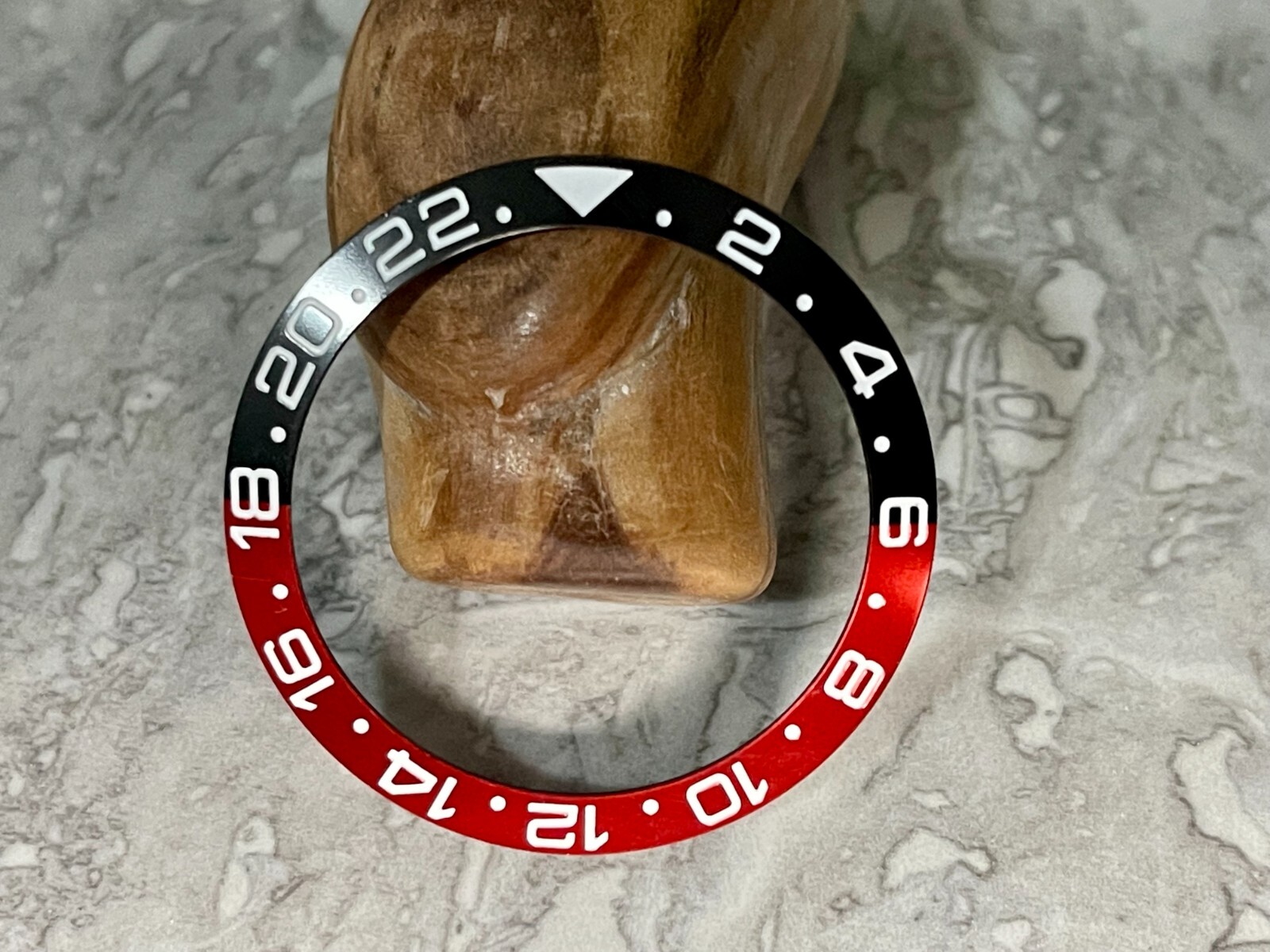 GMT Red/Black “Coke” SLOPED Bezel Insert for Seiko SKX SRPD Mod- US Seller
