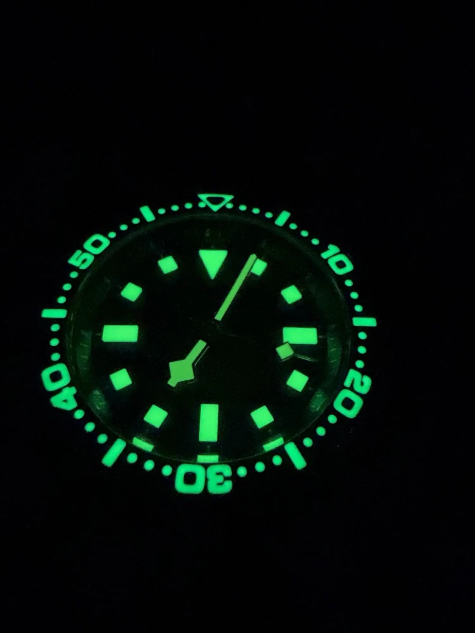 Watch Hands Green Luminous Silver Needle For NH35 NH36 7S26 4R35 4R36 Movement