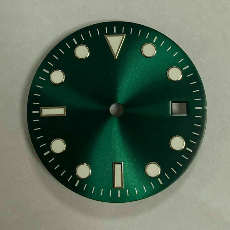 For ETA2836 2824 8215 8200 821A 8205 Mingzhu 2813 29mm Watch Dial Green Luminous