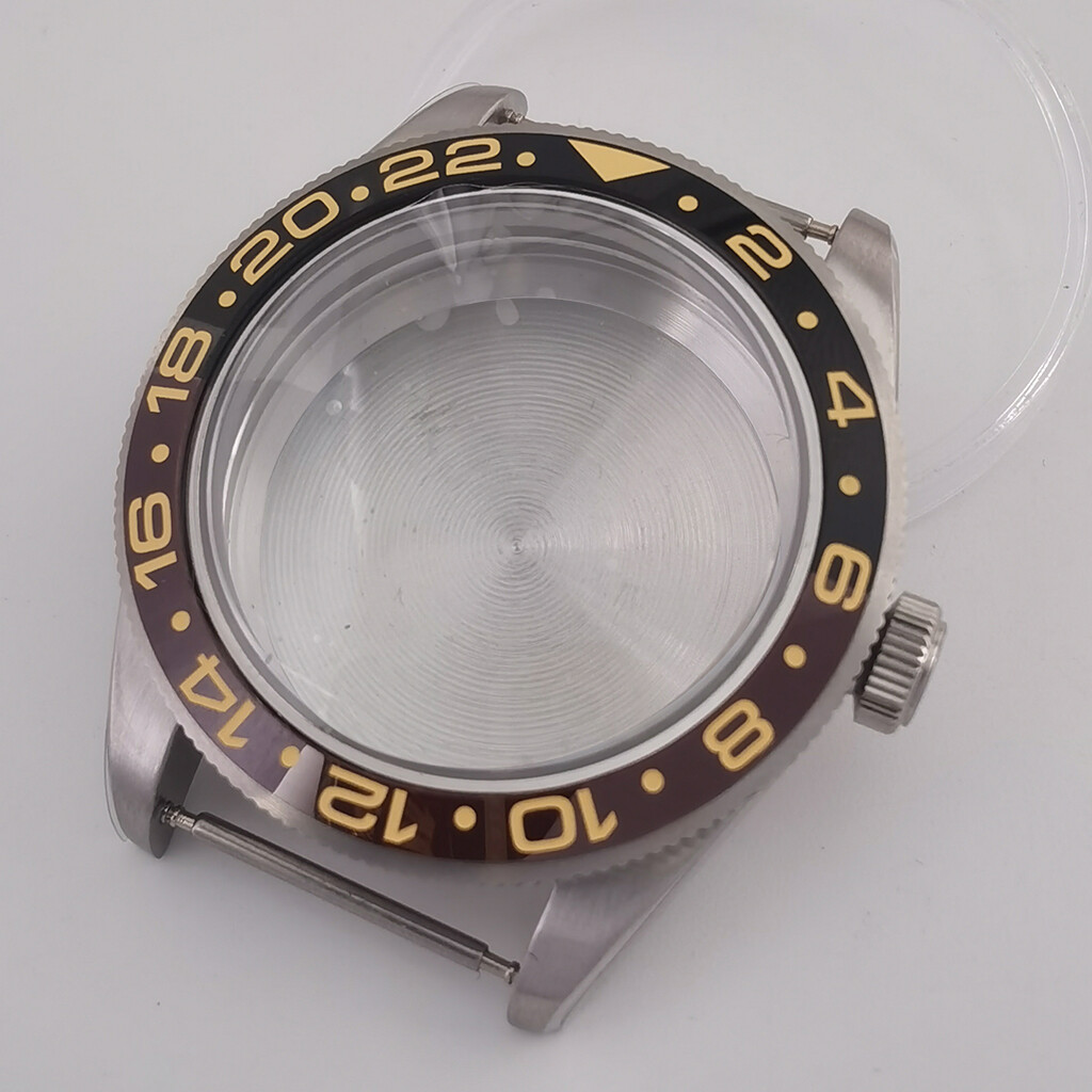39mm Sapphire glass Watch Case Fit NH34 NH35 NH36 ETA 2824 PT5000 Movement