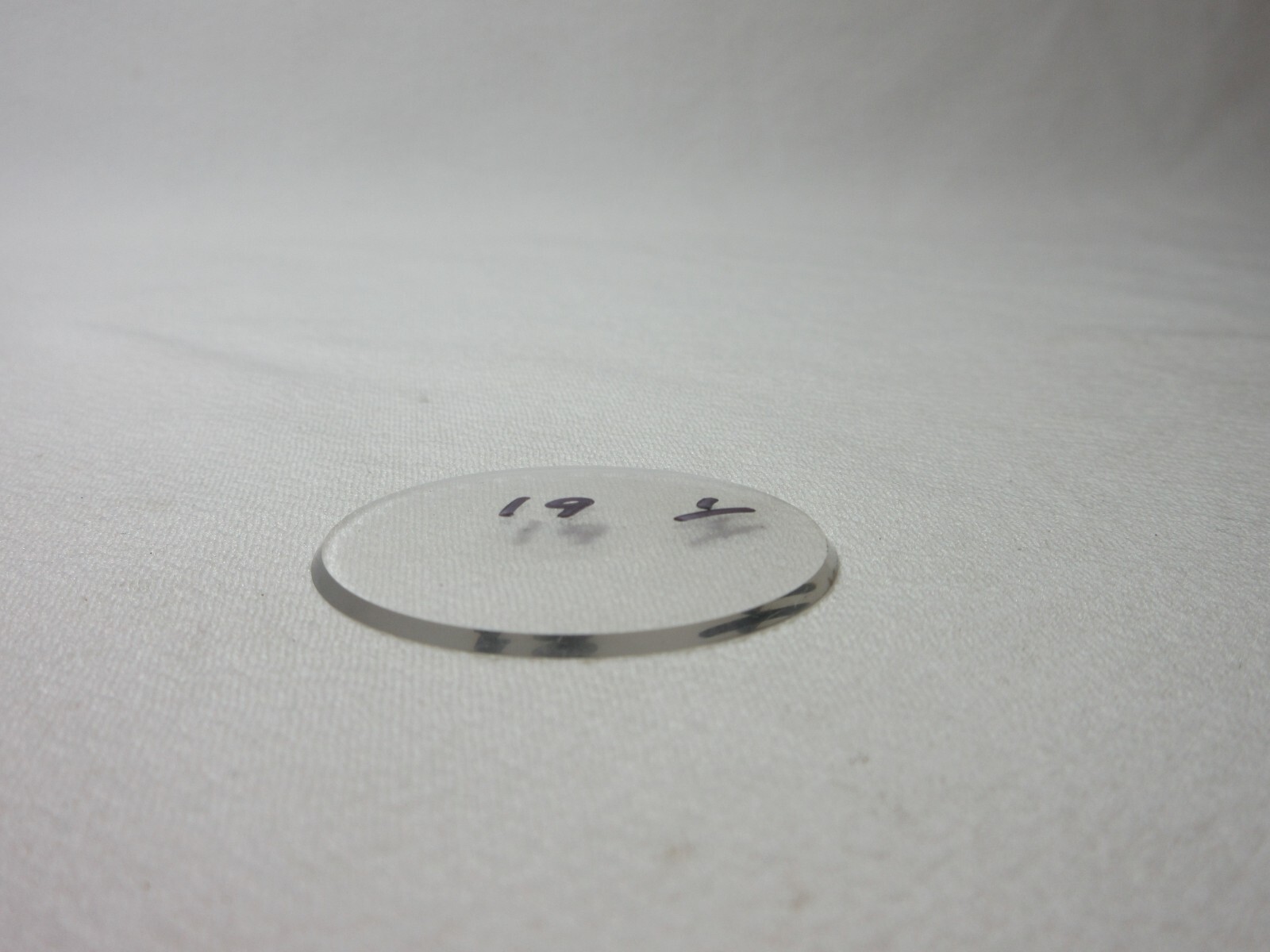 THICK GLASS POCKET WATCH CRYSTAL VTF NEW OLD STOCK 19 1/16 REPLACEMENT PART B19