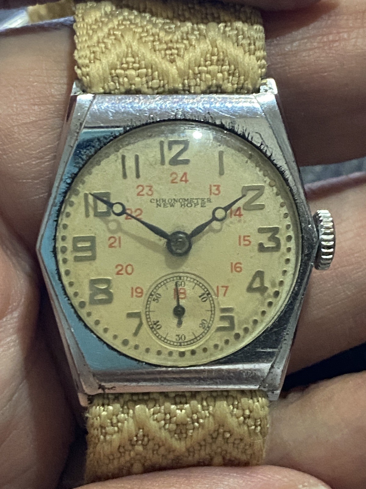 Extra Rare Old Citizen New Hope Chronometer military Windup Watch
