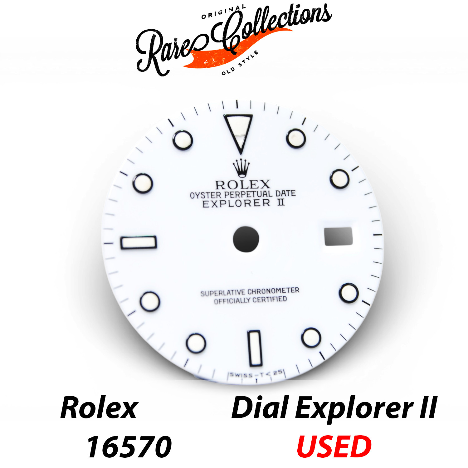 Rolex Dial 16570 Used Good Condition White Explorer II Tritium