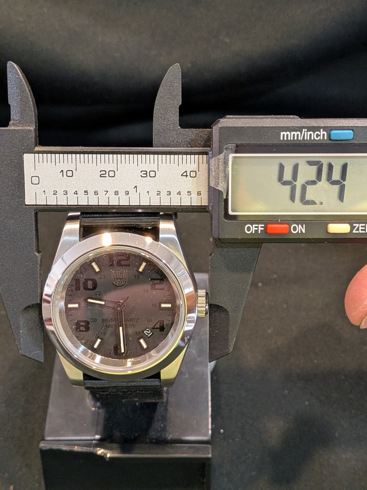 Luminox Blackout MOD Steel Case Sapphire Crystal Read Description