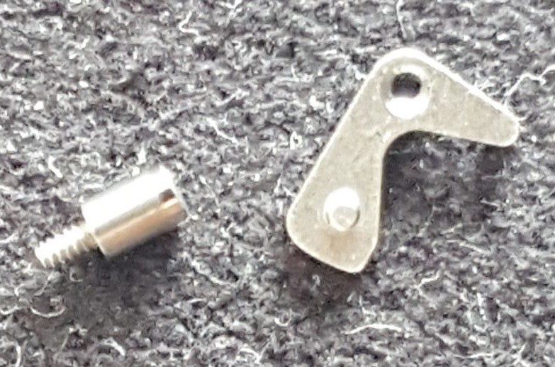 Omega Caliber 330 Part Number 1109 + 2407 (Setting Lever and Screw)