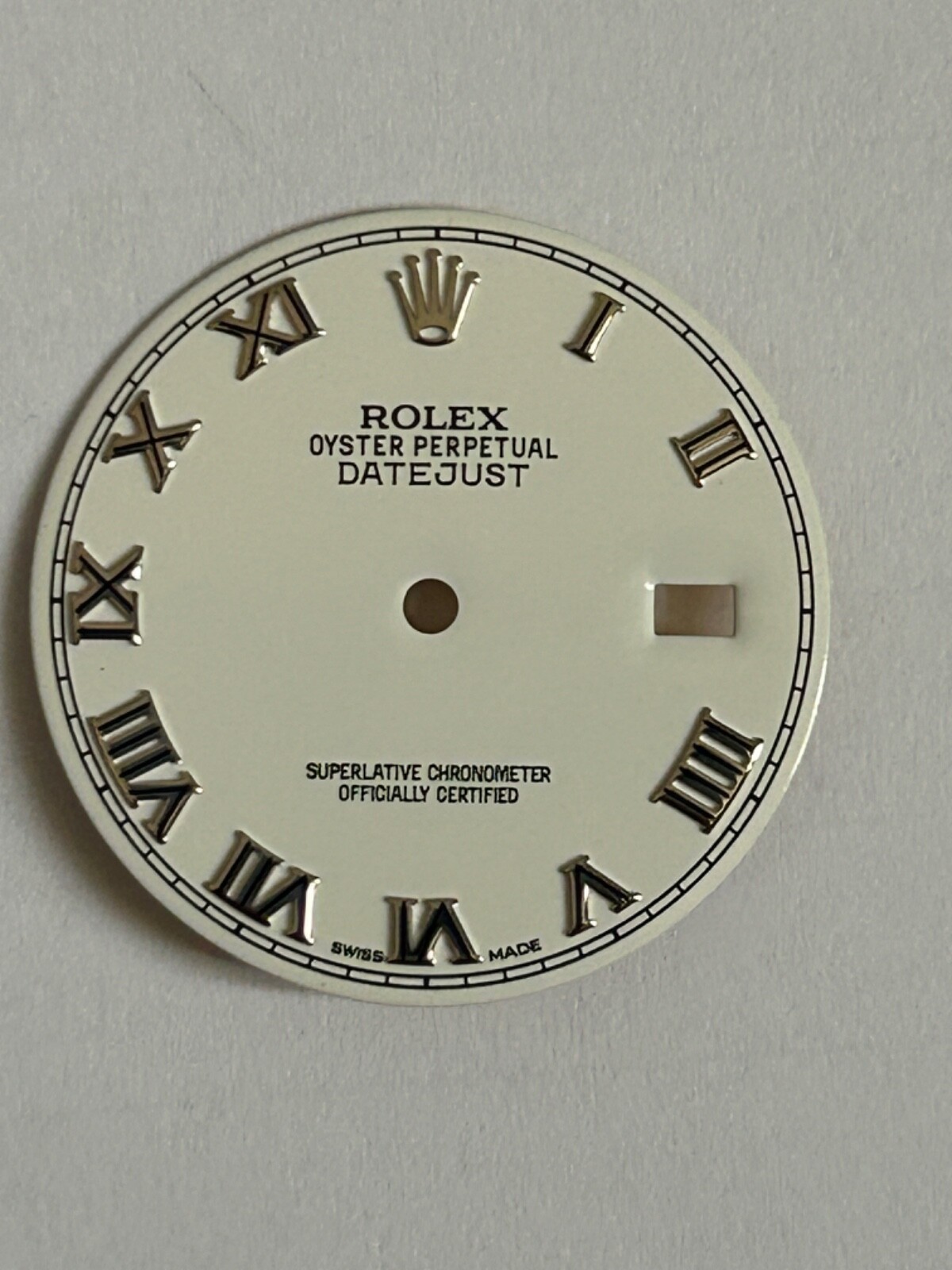 NEW Original Rolex Datejust 116200 white Dial with Roman Date from 2019