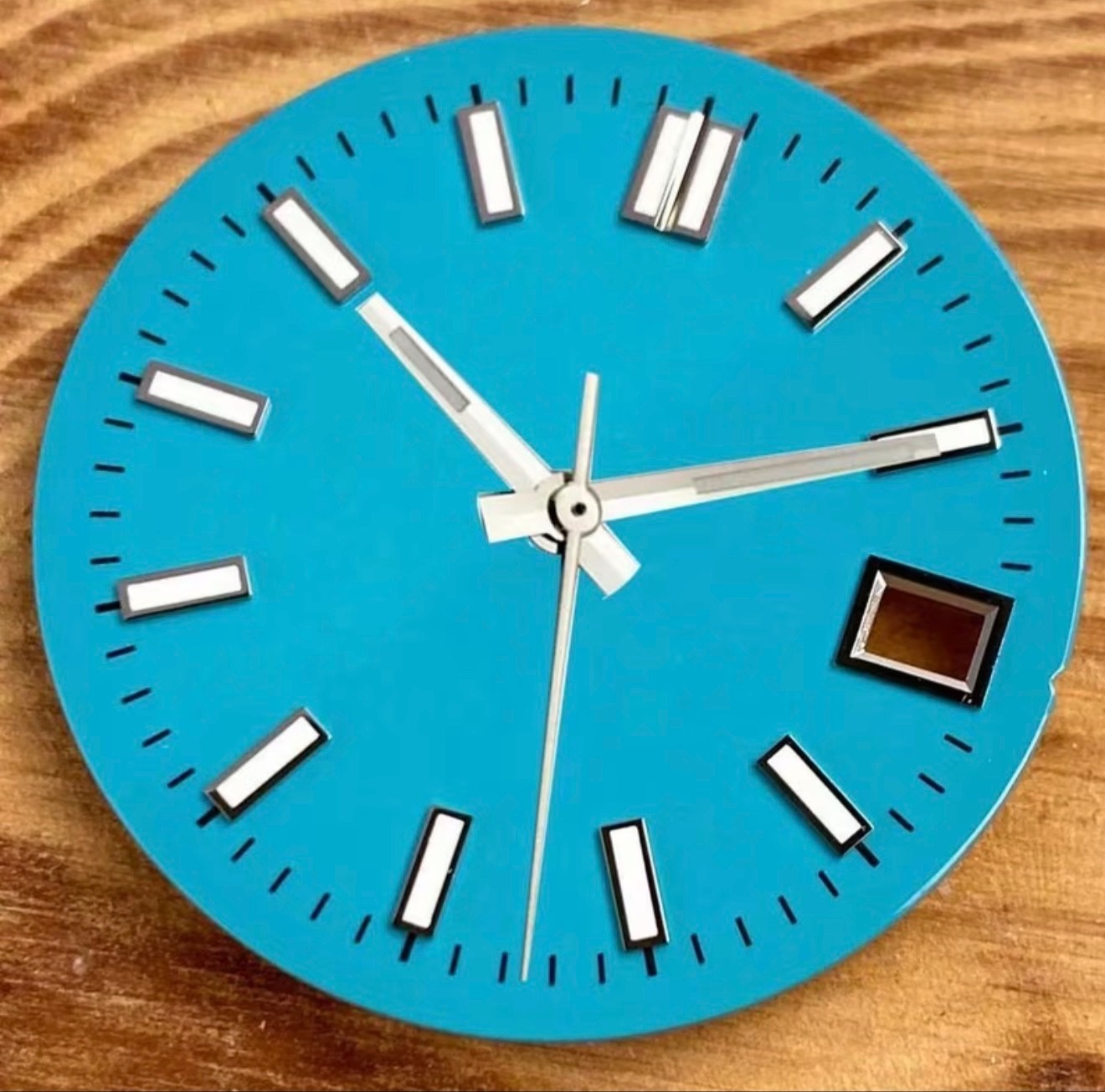 29mm Sunburst Light Blue Watch Dial + Hand Set for NH35 NH36