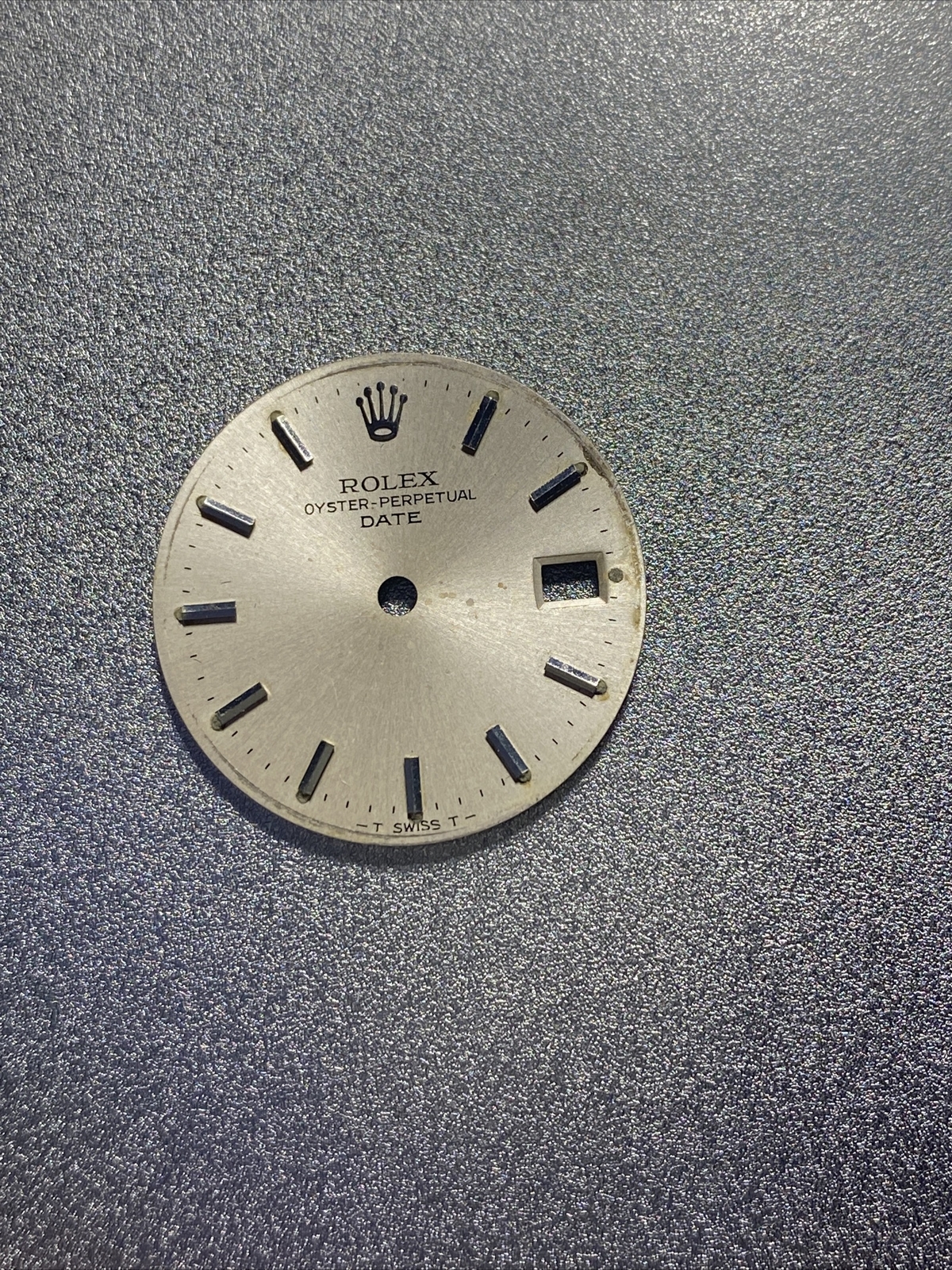 Old Genuine Rolex Silver Dial Date For Cal 6917 6517 6916 6516 #F