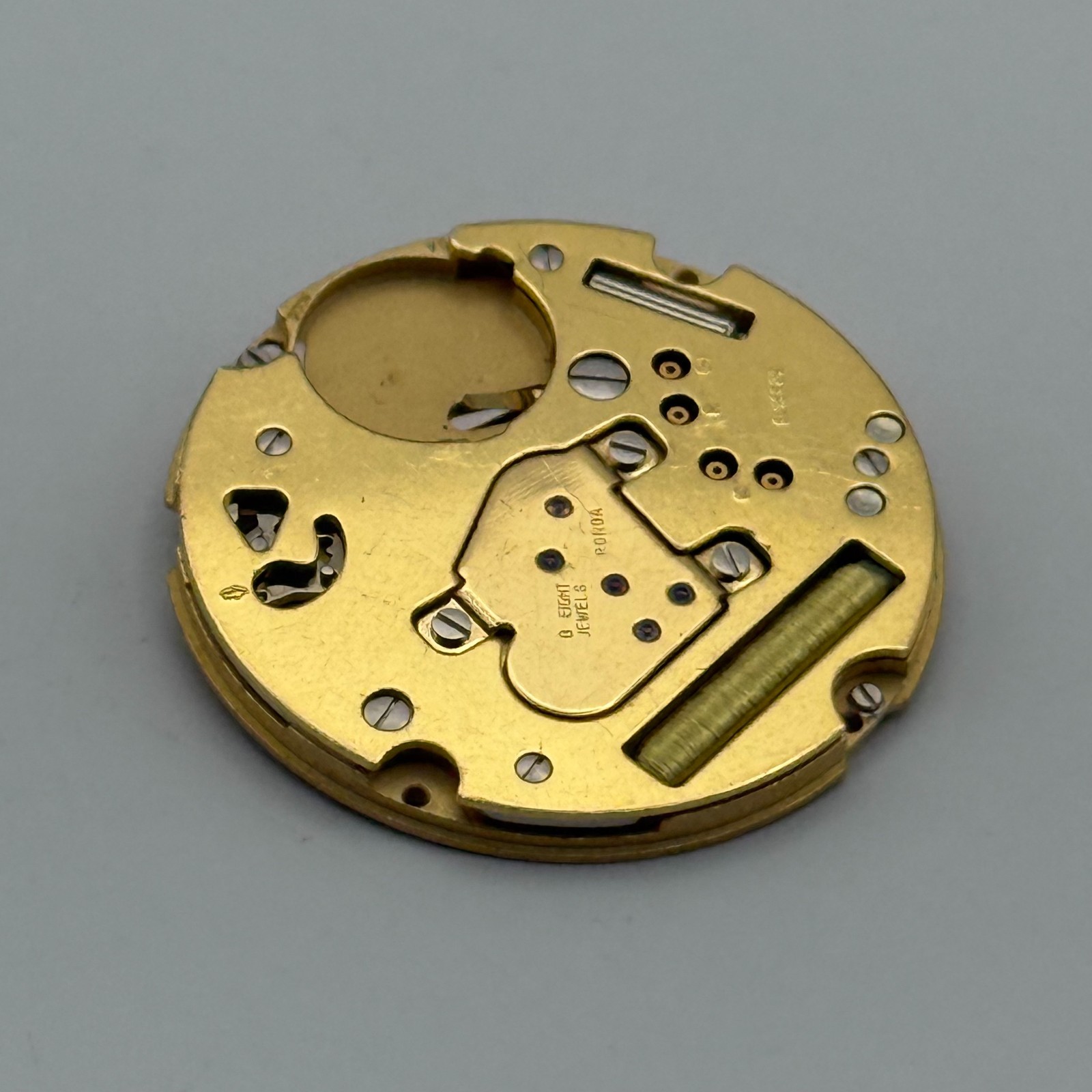 Ronda 1006 Watch Movement Quartz Swiss Date 8 Jewels Vintage Parts Repair 23.8mm