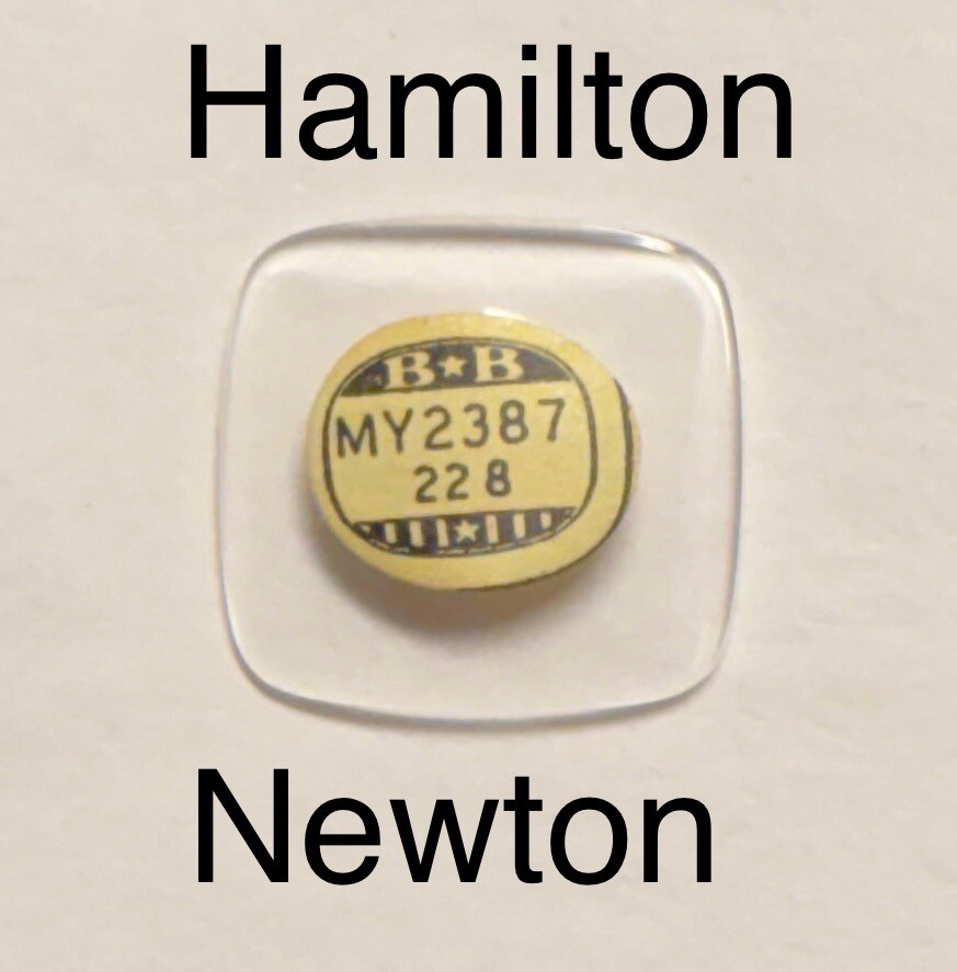 NOS Vintage 1950s Hamilton Newton Glass Watch Crystal
