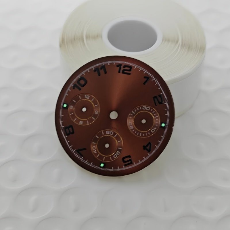 VK63 Dial 29.5mm Chronograph Multifunction Quartz Watch Parts for VK63 Movement
