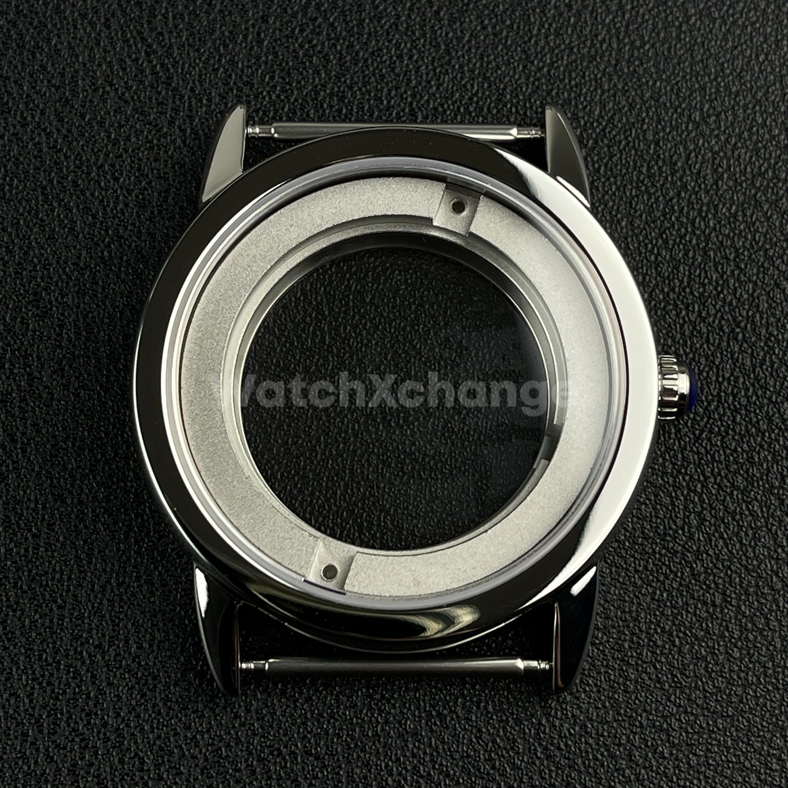 Sapphire Crystal 42mm Stainless Steel Watch Case For ETA 2824 PT5000 Movement