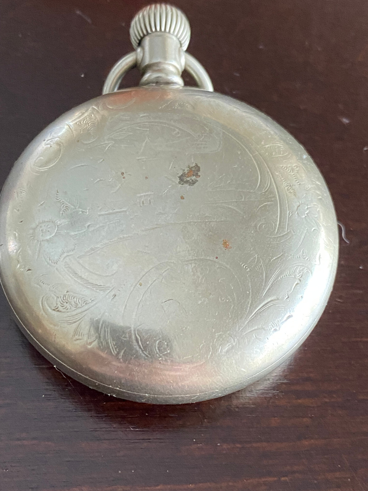 VINTAGE 18S PHILADELPHIA POCKET WATCH CASE ONLY , SILVERODE, LEVER & STEM SET
