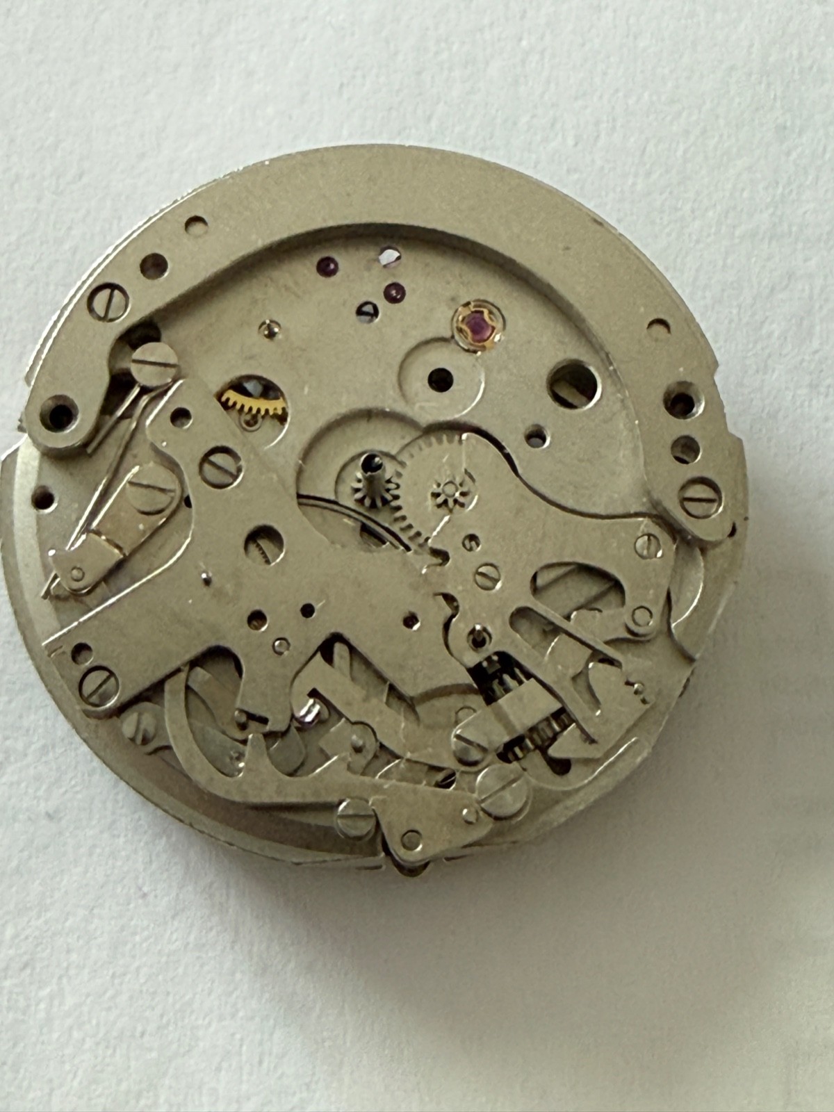Vintage Wakmann Valjoux 7736 Manual Chronograph movement working perfect