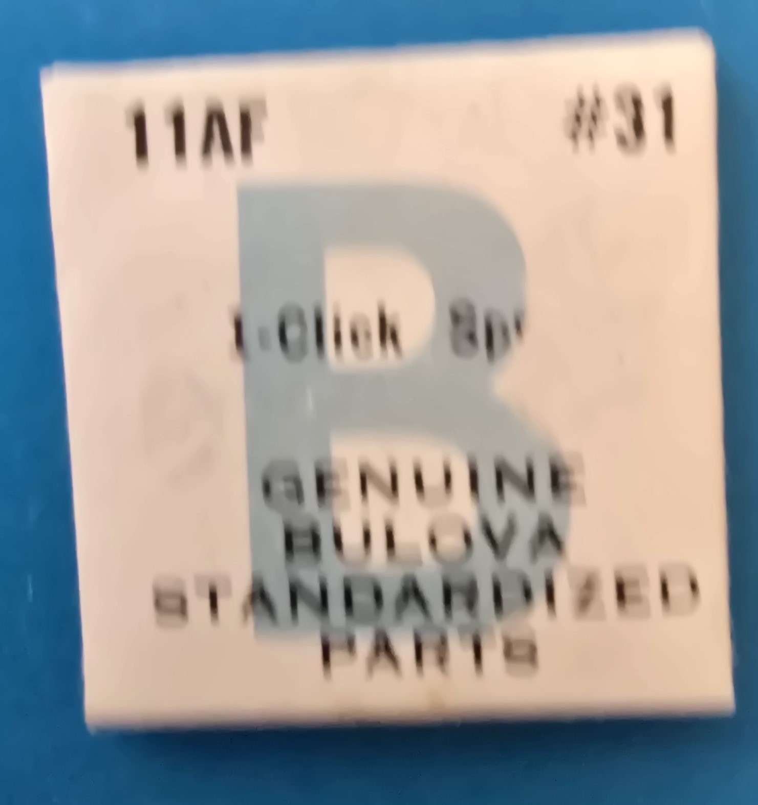 Bulova Cal. 11AF #31 Click Spring NOS