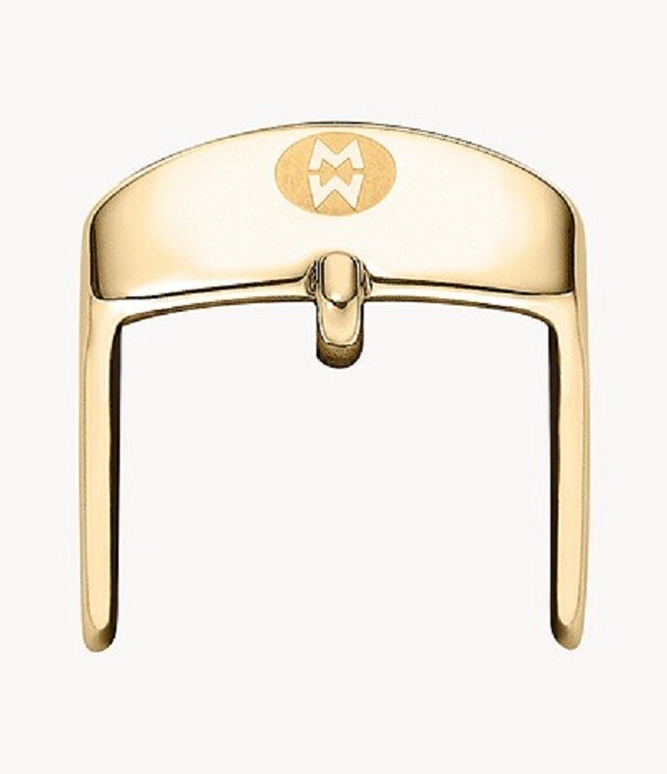 New Michele Gold Tone Buckle for Michele Leather 16mm Strap