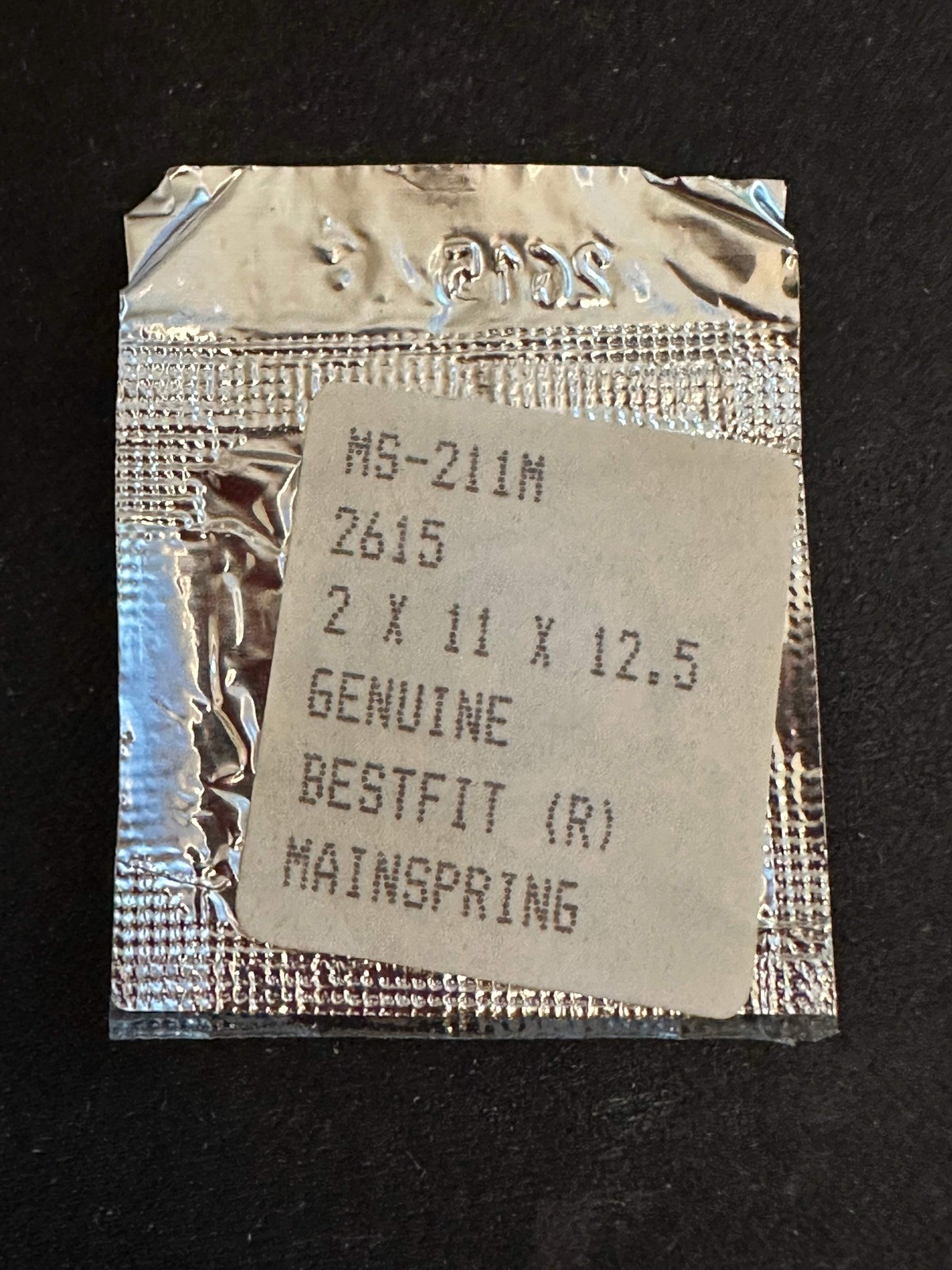BESTFIT Mainspring 211M for Fleurier 150, Movado 470, 473, 475, 477, 478 – Alloy