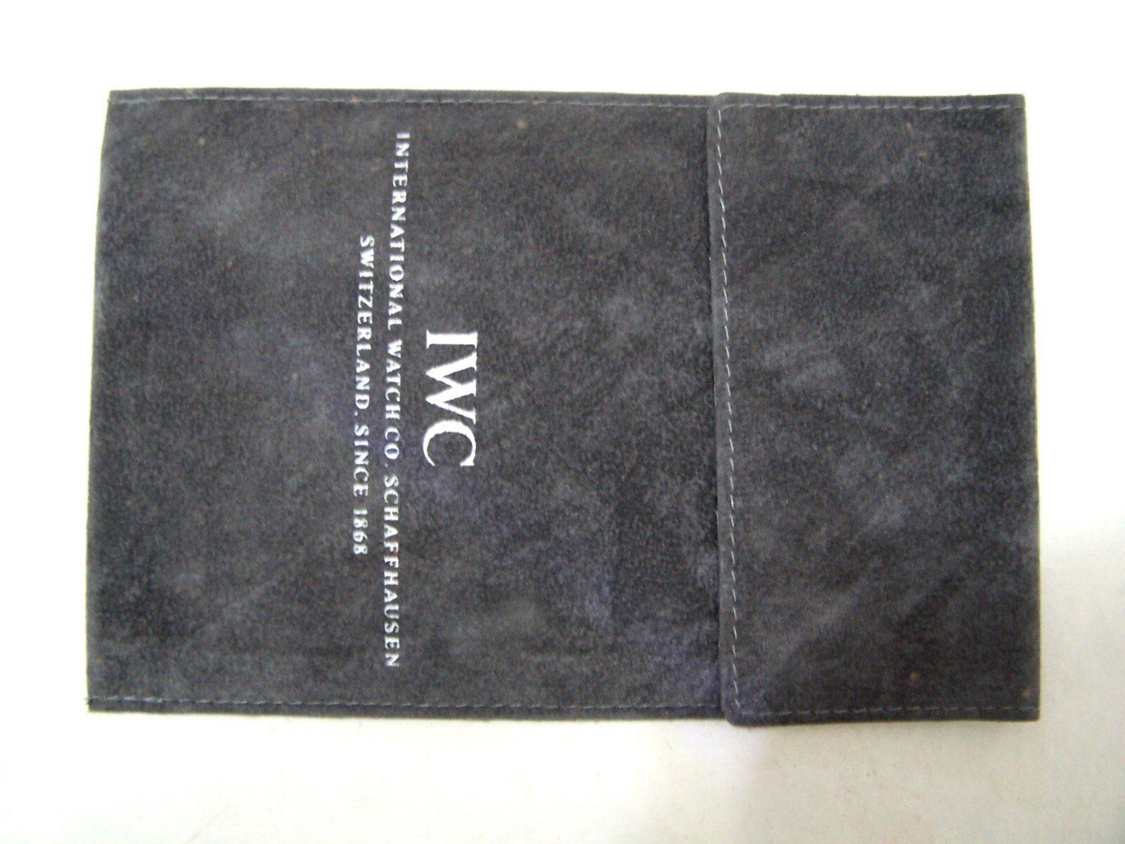 Original IWC Gray Velvet Briefcase, Background.